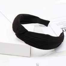 Load image into Gallery viewer, Soft Knotted Headband Hairband Lady Bow Hair Hoop Hair Accessories, Black, Pink, Wine red, Gray, Green, Navy Blue, Yellow, Khaki, Dark gray, Cyan