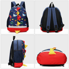 Load image into Gallery viewer, Backpack Cute Cartoon Dinosaur School Bags for Children