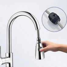 Load image into Gallery viewer, Kitchen Pull-out Faucet Hot And Cold Home 304 Stainless Steel Retractable Rotating Faucet, Electroplated Copper, Brushed Copper, Stainless Steel Black, Plating 304, Copper Plating + Water Stop