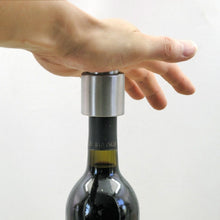 Load image into Gallery viewer, Push Stainless Steel Red Wine Stopper Champagne Stopper, Red Wine Stopper, Wordless Wine Stopper, Champagne Stopper, Wordless Champagne Stopper