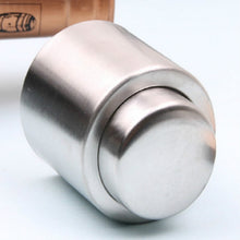 Load image into Gallery viewer, Push Stainless Steel Red Wine Stopper Champagne Stopper, Red Wine Stopper, Wordless Wine Stopper, Champagne Stopper, Wordless Champagne Stopper