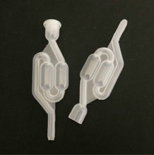 Load image into Gallery viewer, Water Seal Exhaust One way Home Brew Wine Fermentation Airlock Brewing Sealed Plastic Air Lock Check Valve Water Sealed Valves, Uncovered plain check valve, Common check valve with cover