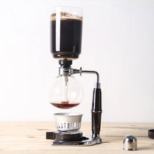 Load image into Gallery viewer, Classic Siphon Coffee Pot Black Handle Glass Syphon Pot for 5 People, Size:37.5x11.3cm, Coffee Pot with Handle