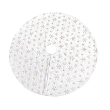 Load image into Gallery viewer, Christmas Tree Plush Sequin Embroidered Bottom Decorative Skirt, 90cm, 120cm