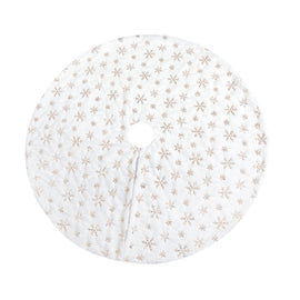 Christmas Tree Plush Sequin Embroidered Bottom Decorative Skirt, 90cm, 120cm