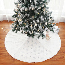 Load image into Gallery viewer, Christmas Tree Plush Sequin Embroidered Bottom Decorative Skirt, 90cm, 120cm