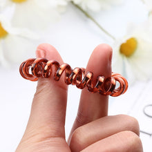 Load image into Gallery viewer, 10 PCS Multicolor Elastic Hair Bands Spiral Shape Ponytail Hair Ties Rubber Band Hair Rope Telephone Wire Hair Accessories
