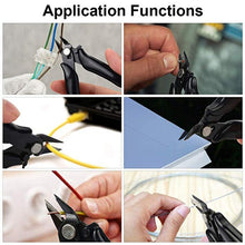 Load image into Gallery viewer, 3.5 Inch Diagonal Pliers Mini Wire Cutter Small Soft Cutting Electronic Handle Pliers, 3.5 Inch Pliers