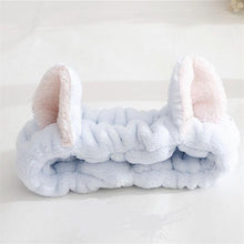 Load image into Gallery viewer, Cute Elastic Cat Ears Headbands Women Girls Makeup Face Washing Headband Hairdo Facial Mask Headwrap Hairband Hair Accessory