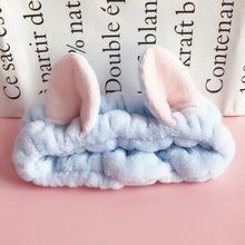 Load image into Gallery viewer, Cute Elastic Cat Ears Headbands Women Girls Makeup Face Washing Headband Hairdo Facial Mask Headwrap Hairband Hair Accessory