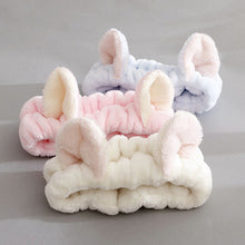 Load image into Gallery viewer, Cute Elastic Cat Ears Headbands Women Girls Makeup Face Washing Headband Hairdo Facial Mask Headwrap Hairband Hair Accessory