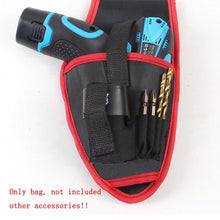 Load image into Gallery viewer, Portable Cordless Drill Holder Drill Cordless Screwdriver Waist Power Tool Bag Drill Waist Tool Belt Bag
