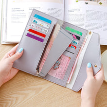 Load image into Gallery viewer, Long Wallet Women Purses Tassel Fashion Coin Purse Card Holder Wallets Female Clutch PU Leather Wallet, Red, Light grey, Black, Pink, Light purple, Dark pink, Atrovirens, Sky blue