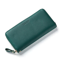 Load image into Gallery viewer, Women Long Clutch Wallet Large Capacity Wallets Female Purse Phone Pocket Card Holder, Pink, Gray, Blue, Green, Wine Red, Black