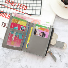 Load image into Gallery viewer, Women Wallets Small Fashion Leather Purse Ladies Card Bag For Female Purse Money Clip Wallet
