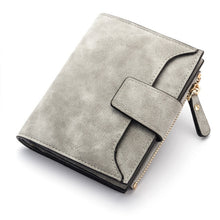Load image into Gallery viewer, Leather Women Hasp Small Slim Coin Pocket Purse Cards Holders Wallet