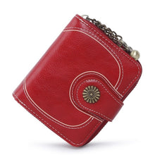 Load image into Gallery viewer, Vintage Button Phone Purses Women Wallets Female Purse Leather Brand Retro Ladies Long Zipper Woman Wallet Card Clutch