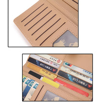Load image into Gallery viewer, Long Gold Hollow Leaves Coin Purse Card Holders Wallet for Women