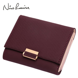 Luxury Wallet Female Leather Women Leather Purse Plaid Wallet Ladies Hot Change Card Holder Coin Small Purses for Girls