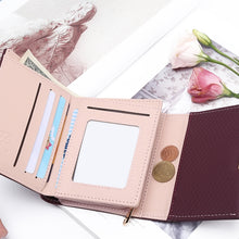 Load image into Gallery viewer, Luxury Wallet Female Leather Women Leather Purse Plaid Wallet Ladies Hot Change Card Holder Coin Small Purses for Girls