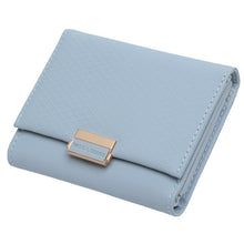 Load image into Gallery viewer, Luxury Wallet Female Leather Women Leather Purse Plaid Wallet Ladies Hot Change Card Holder Coin Small Purses for Girls