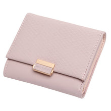 Load image into Gallery viewer, Luxury Wallet Female Leather Women Leather Purse Plaid Wallet Ladies Hot Change Card Holder Coin Small Purses for Girls