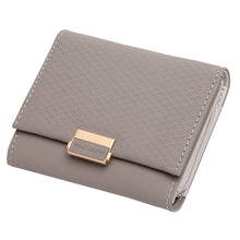 Load image into Gallery viewer, Luxury Wallet Female Leather Women Leather Purse Plaid Wallet Ladies Hot Change Card Holder Coin Small Purses for Girls