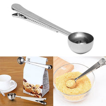 Load image into Gallery viewer, Multifunction Kitchen Coffee Scoop With Clip Stainless Steel Tea Coffee Measuring Cup Coffee Scoop, Coffee Scoop(Silver), Coffee Scoop(Gold), Coffee Scoop(Black), Coffee Scoop(Rose Gold)