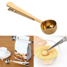 Load image into Gallery viewer, Multifunction Kitchen Coffee Scoop With Clip Stainless Steel Tea Coffee Measuring Cup Coffee Scoop, Coffee Scoop(Silver), Coffee Scoop(Gold), Coffee Scoop(Black), Coffee Scoop(Rose Gold)