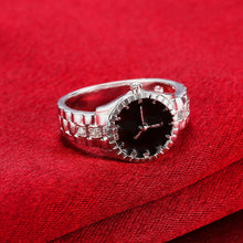 Load image into Gallery viewer, Creative Diamond Dial Quartz Watch Rings, 6, 7, 8