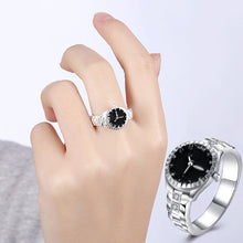 Load image into Gallery viewer, Creative Diamond Dial Quartz Watch Rings, 6, 7, 8
