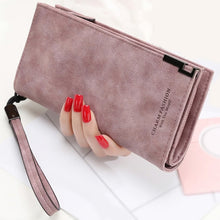 Load image into Gallery viewer, Long Wallet Zipper Coin Purse Cards ID Holder Clutch Woman Wallet