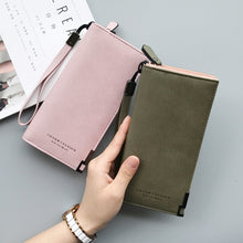Load image into Gallery viewer, Long Wallet Zipper Coin Purse Cards ID Holder Clutch Woman Wallet