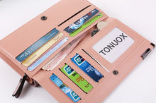 Load image into Gallery viewer, Long Wallet Zipper Coin Purse Cards ID Holder Clutch Woman Wallet