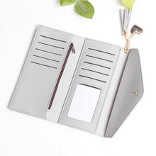 Load image into Gallery viewer, Simple Zipper Purses Long Section Clutch Wallet Soft PU Leather Money Bag