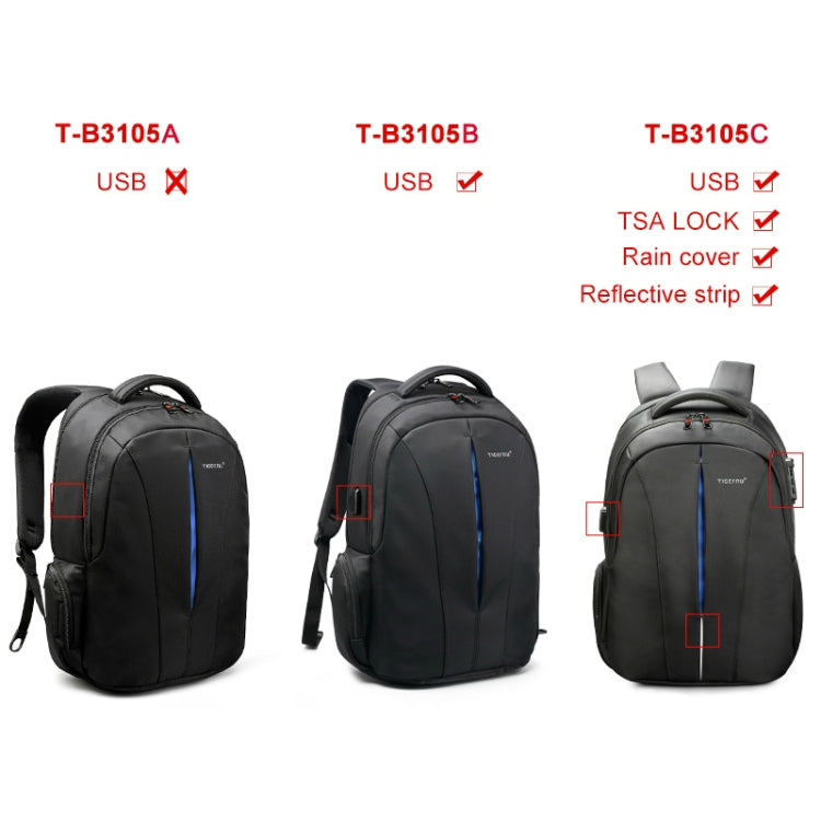 Waterproof 15.6-inch Laptop Backpack Anti-theft Business Travel Backpack School Bag