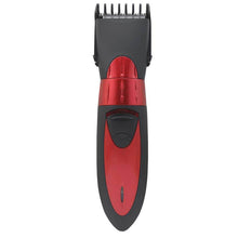 Load image into Gallery viewer, Waterproof Electric Hair Clipper Rechargeable Hair Trimmer Hair Cutting Machine Haircut Beard Trimer, Red, Grey