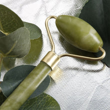 Load image into Gallery viewer, Double Jade Facial MassageRoller Stick