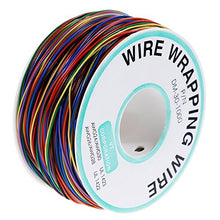 Load image into Gallery viewer, 8 Colors 30AWG Wire Tinned Copper Solid PVC Insulation Wrapping Wire, 8 Colors 30AWG