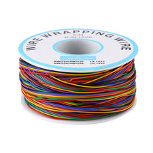 Load image into Gallery viewer, 8 Colors 30AWG Wire Tinned Copper Solid PVC Insulation Wrapping Wire, 8 Colors 30AWG