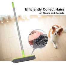 Load image into Gallery viewer, Pet Carpet Hair Removal Broom Scraping Dust-free Hand-washing Mop Rubber Floor Brush, Blue, Green, Red, Yellow, Grass Green