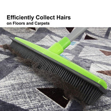 Load image into Gallery viewer, Pet Carpet Hair Removal Broom Scraping Dust-free Hand-washing Mop Rubber Floor Brush, Blue, Green, Red, Yellow, Grass Green