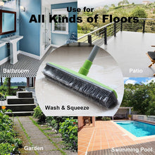 Load image into Gallery viewer, Pet Carpet Hair Removal Broom Scraping Dust-free Hand-washing Mop Rubber Floor Brush, Blue, Green, Red, Yellow, Grass Green