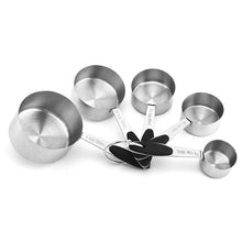 Load image into Gallery viewer, Stainless Steel Measuring Spoon Set Coffee Spoon Baking Kitchen Gadget, Measuring Cup 5 in 1, Measuring Spoon 5 in 1, 5 in 1 Measuring Cup(Color), 5 in 1 Measuring Spoon(Color)