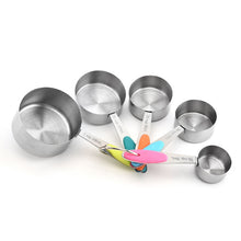 Load image into Gallery viewer, Stainless Steel Measuring Spoon Set Coffee Spoon Baking Kitchen Gadget, Measuring Cup 5 in 1, Measuring Spoon 5 in 1, 5 in 1 Measuring Cup(Color), 5 in 1 Measuring Spoon(Color)