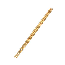 Load image into Gallery viewer, 1 Pair Stainless Steel Tableware Colorful Reusable Metal Chopsticks Dishware, Length：23cm