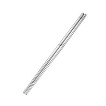 Load image into Gallery viewer, 1 Pair Stainless Steel Tableware Colorful Reusable Metal Chopsticks Dishware, Length：23cm