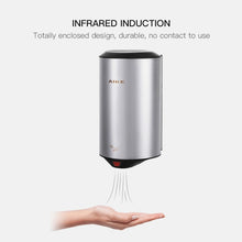 Load image into Gallery viewer, 304 Stainless Steel Automatic SensorJet Hand Dryer High Speed Airflow for Home Hotel Airport Hands Drying Machine