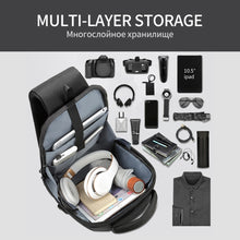 Load image into Gallery viewer, Multi Function Crossbody Bags Men Chest Bag Water Repellent Shoulder Bag with USB Charging Port
