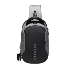 Load image into Gallery viewer, Multi Function Crossbody Bags Men Chest Bag Water Repellent Shoulder Bag with USB Charging Port